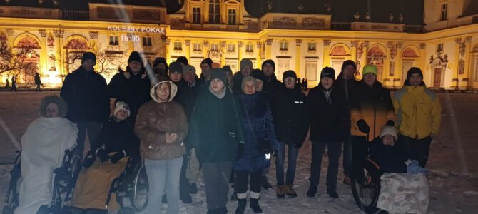 13 stycznia 2024 r. KRÓLEWSKI OGRÓD ŚWIATŁA w Wilanowie