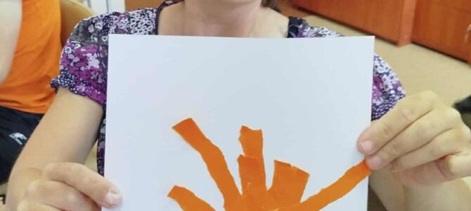 26 sierpnia 2025 r. – zajęcia plastyczne „Wydzieranka”