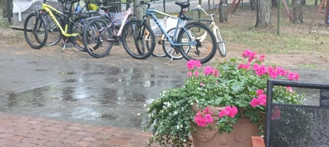 25 lipca 2025 r. Kolejne kilometry na naszym rowerowym liczniku – tym razem z mokrą niespodzianką 😉🌦️