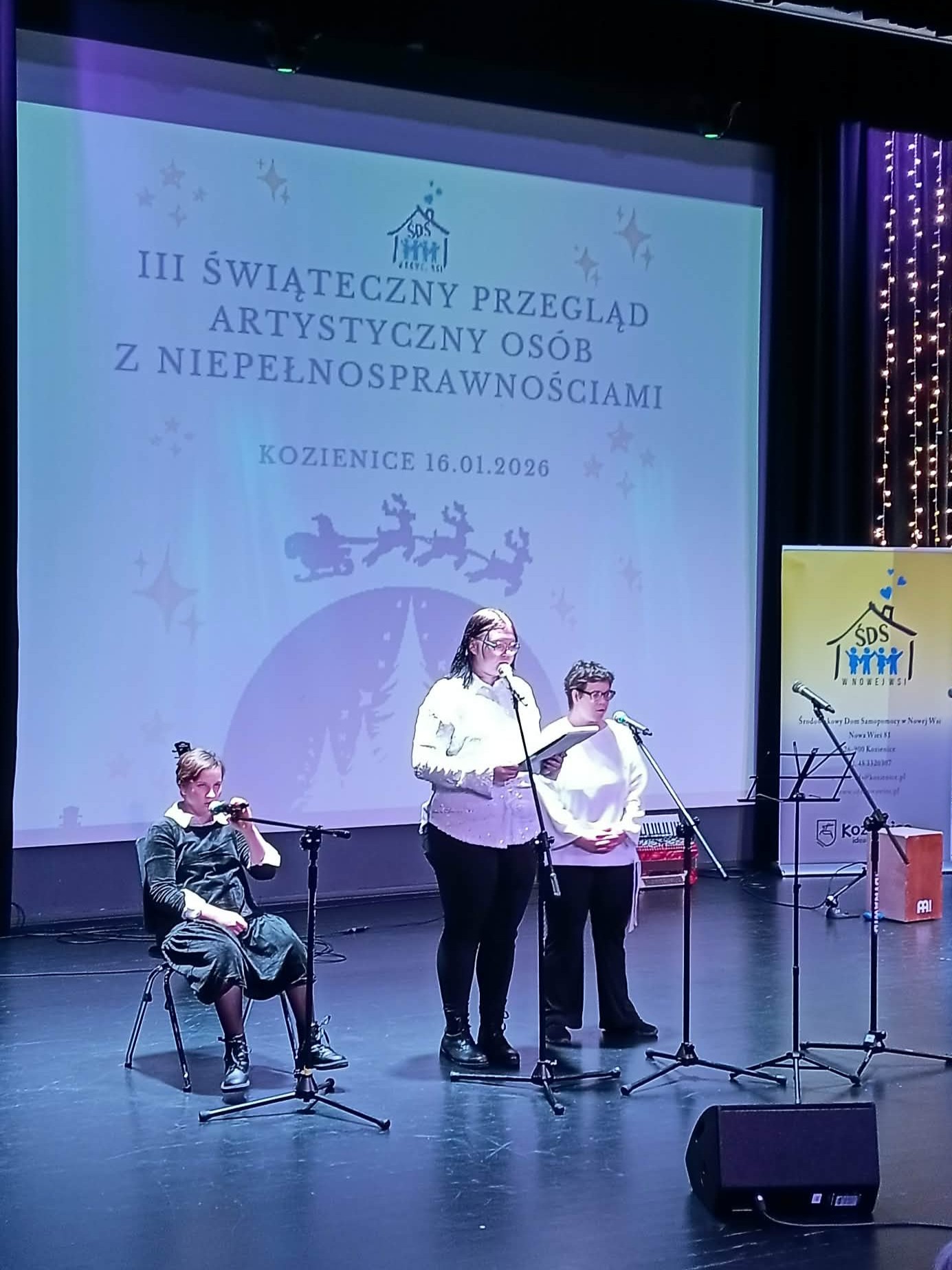 16 stycznia 2026 r. – III ŚWIĄTECZNY PRZEGLĄD ARTYSTYCZNY OSÓB Z NIEPEŁNOSPRAWNOŚCIAMI Kozienice 2026 16 stycznia 2026 r. – III ŚWIĄTECZNY PRZEGLĄD ARTYSTYCZNY OSÓB Z NIEPEŁNOSPRAWNOŚCIAMI Kozienice 2026